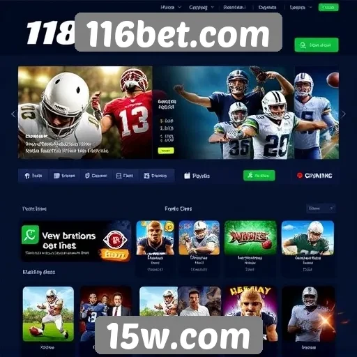 Visão geral do site de jogos 116bet
